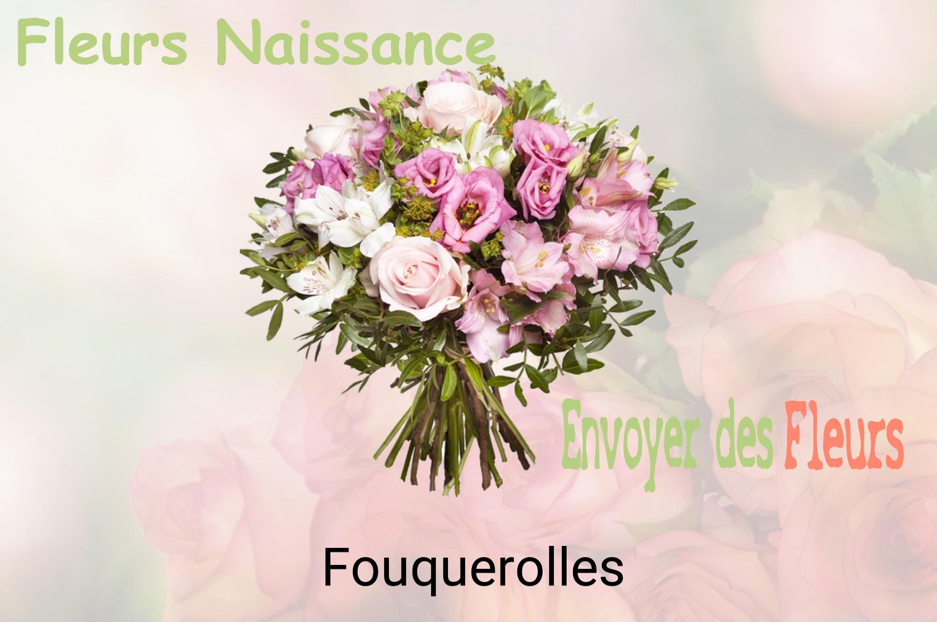 Bouquet de fleurs de naissance livré à Fouquerolles